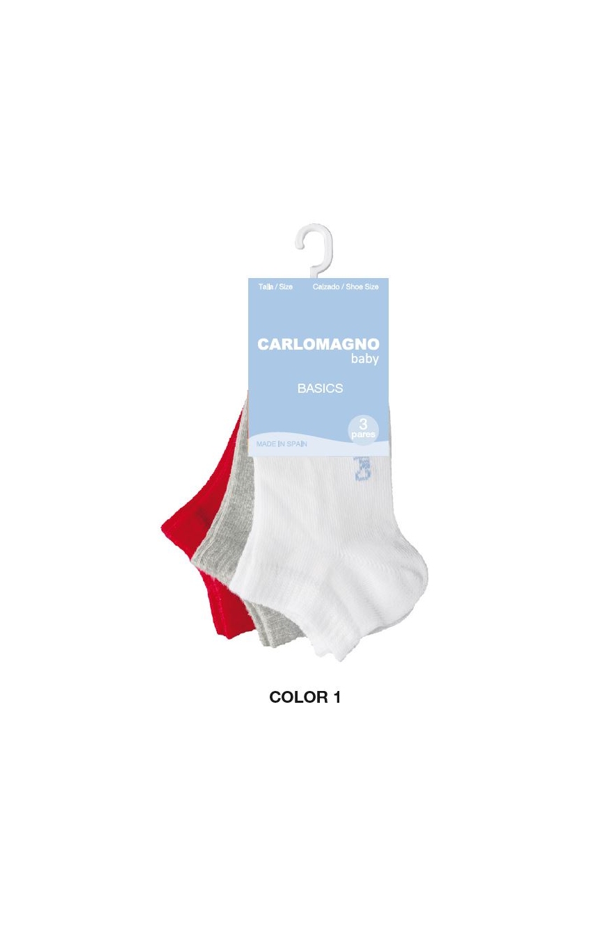 Pack 3 Pares Calcetines Invisibles Bebé